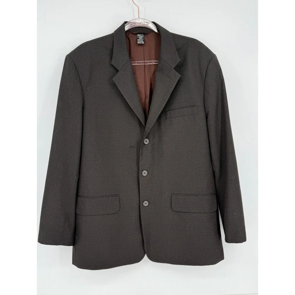 Claiborne Mens Blazer 42R Brown Sport Coat Jacket‎ Business Casual Office